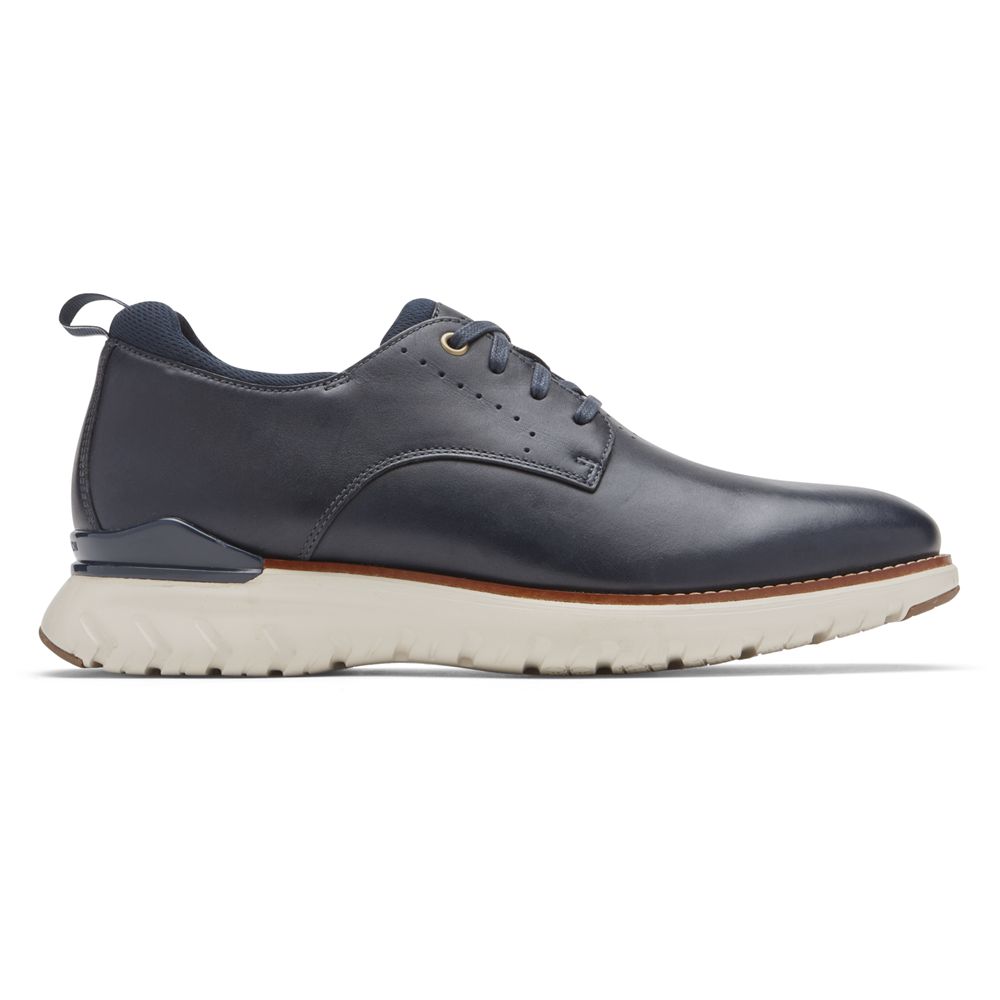 Pantofi Oxford Barbati Rockport Total Motion Sport Plain Toe Albastri - Romania 5239-NHGRF